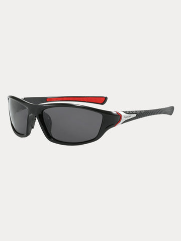 Rectangle Shade Outdoor Cycling Polarized Sunglasses