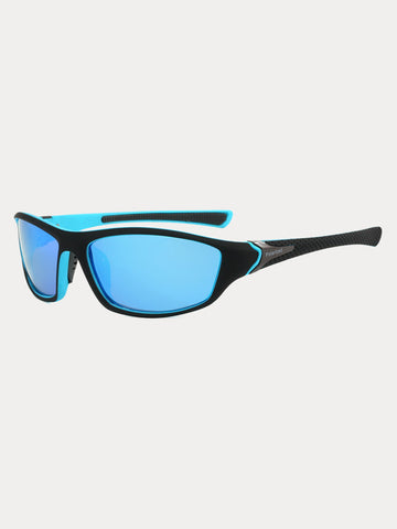 Rectangle Shade Outdoor Cycling Polarized Sunglasses