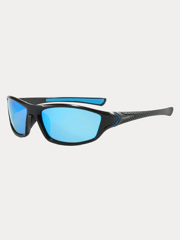 Rectangle Shade Outdoor Cycling Polarized Sunglasses
