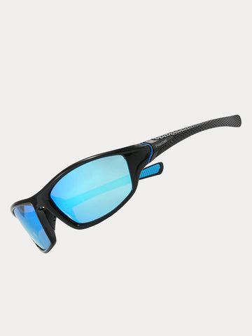 Rectangle Shade Outdoor Cycling Polarized Sunglasses