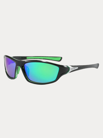 Rectangle Shade Outdoor Cycling Polarized Sunglasses