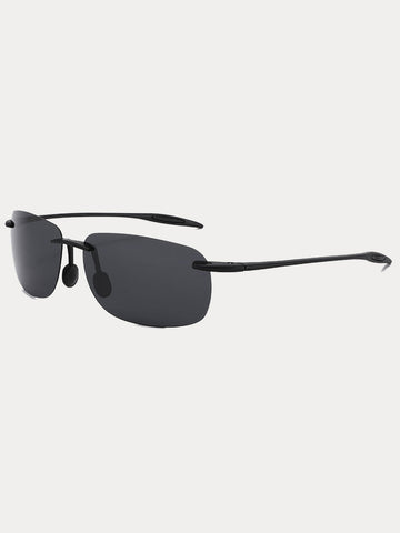 Vintage Rimless Rectangle Sunglasses
