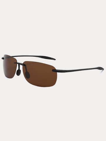 Vintage Rimless Rectangle Sunglasses