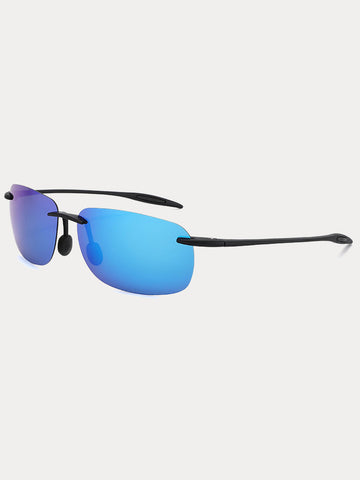 Unisex Rimless TR90 Polarized Sunglasses