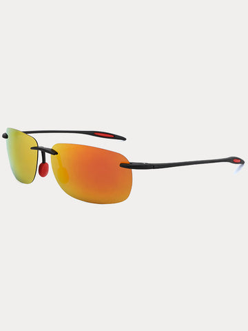 Unisex Rimless TR90 Polarized Sunglasses
