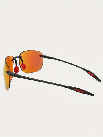 Unisex Rimless TR90 Polarized Sunglasses