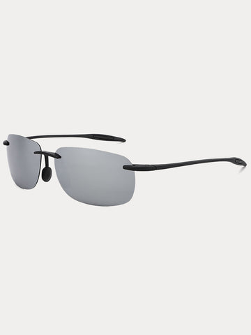Unisex Rimless TR90 Polarized Sunglasses