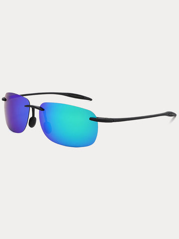 Unisex Rimless TR90 Polarized Sunglasses