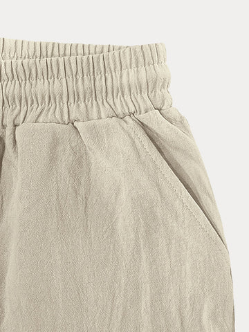 Classic Breathable Cotton Cargo Shorts