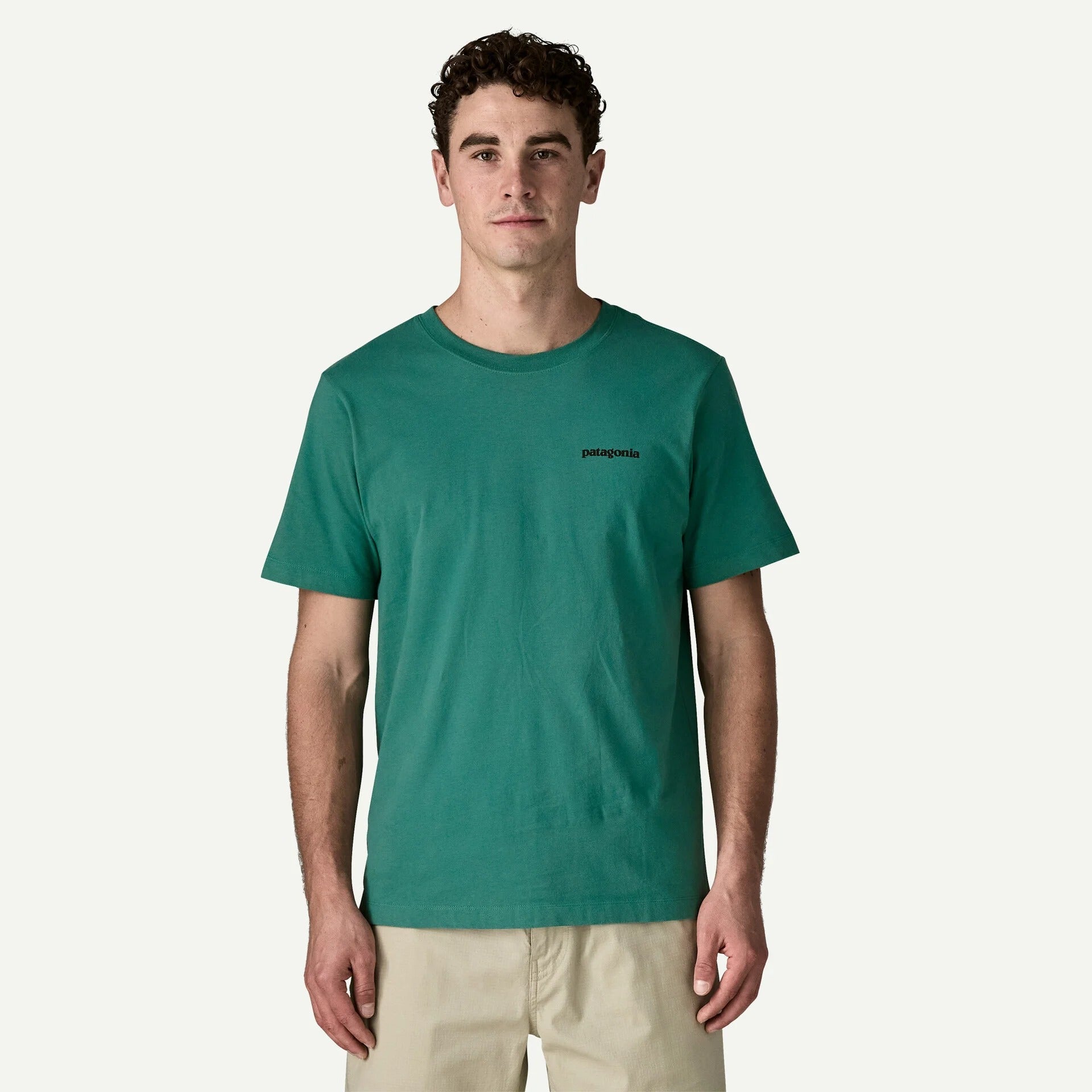 Patagonia Men P-6 Logo T-Shirt - Gem Green