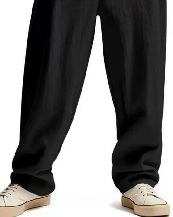 Men’s Casual Drawstring Straight Leg Pants (1)