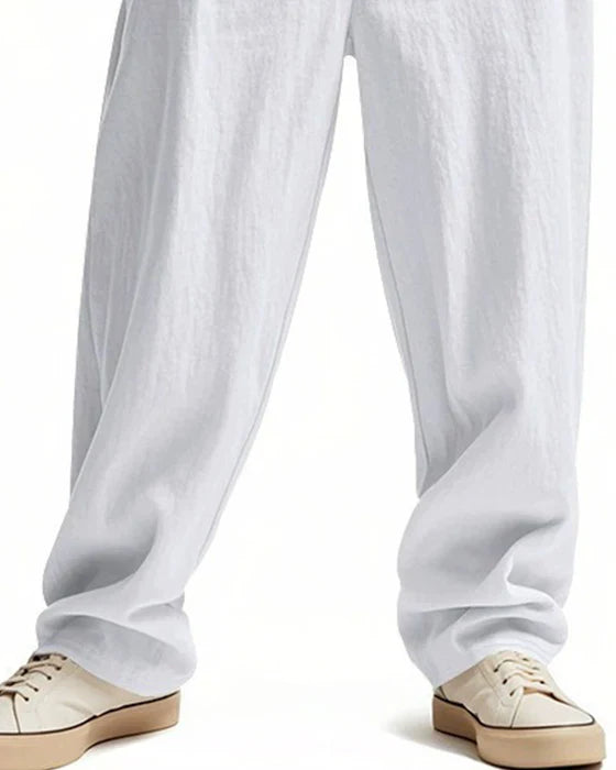 Men’s Casual Drawstring Straight Leg Pants (1)