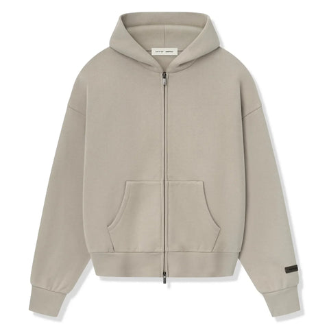 Fear Of God Essentials Classic Fleece Timber Zip-Up Hoodie (SS25)