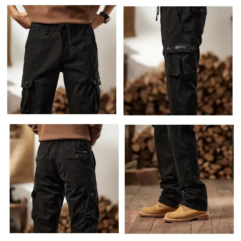 Men’s Tactical Cargo Pants with Multiple Pockets (1)