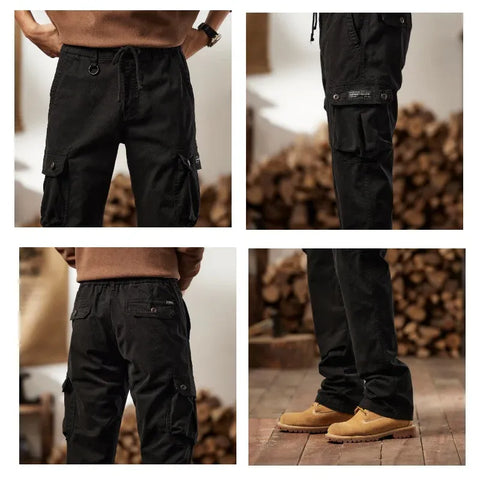 Men’s Tactical Cargo Pants with Multiple Pockets (1)