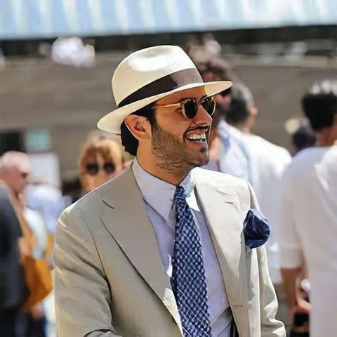 Classic Panama-Style Straw Hat