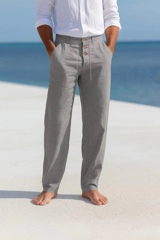 Men's Lightweight Breathable Linen Pants (1)