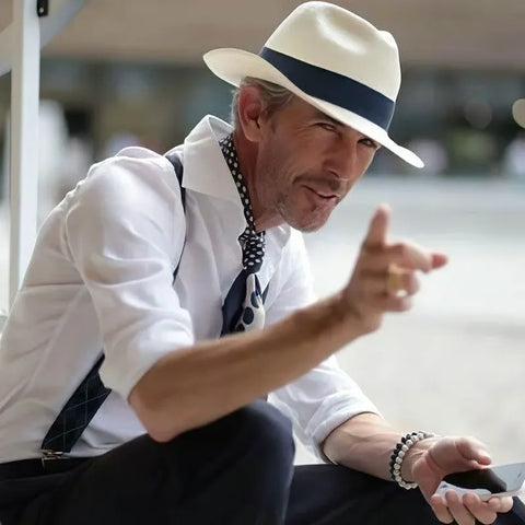 Classic Panama-Style Straw Hat