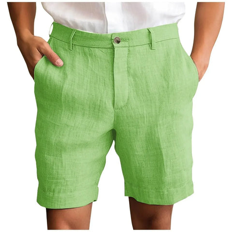Elegant Linen Casual Shorts