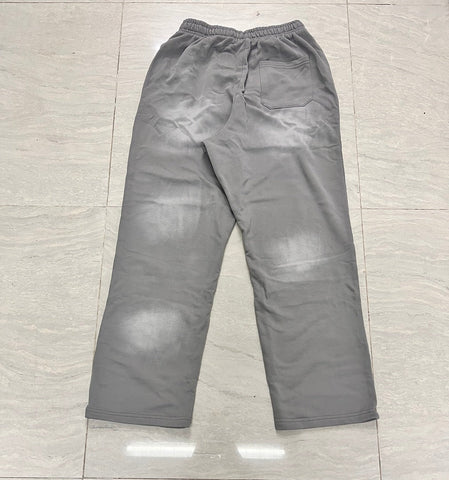 HELLSTAR Pink Flame Graphic Vintage Wash Sweatpants