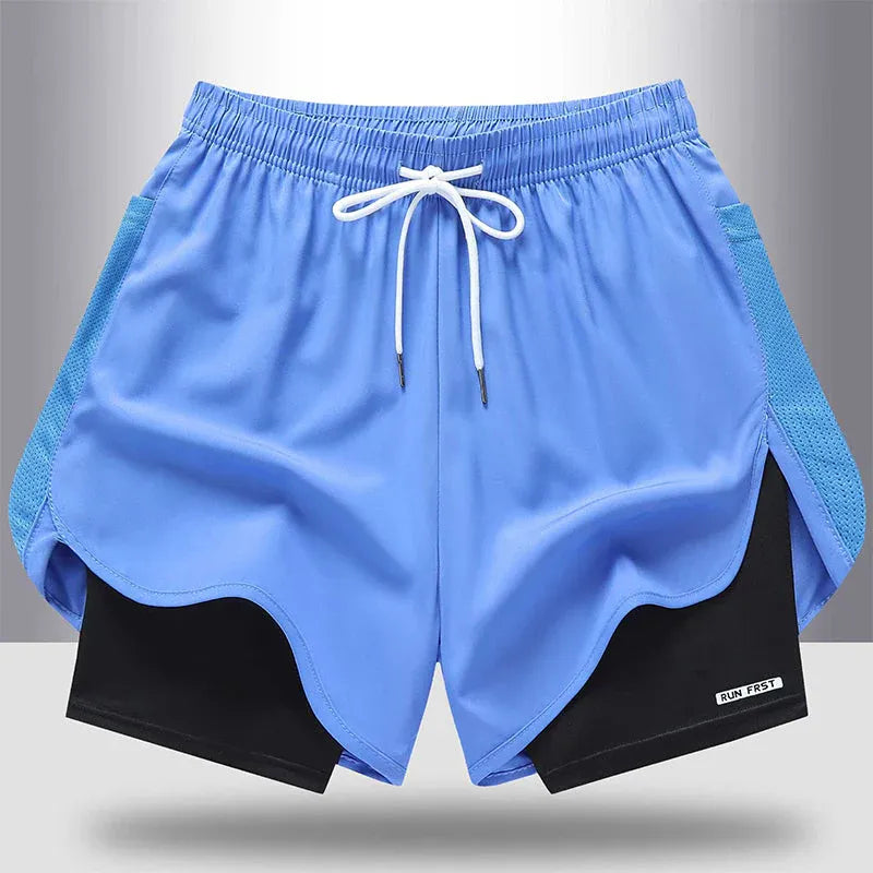 Men’s 2-in-1 Quick-Dry Running Shorts