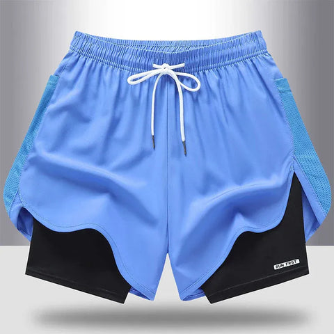 Men’s 2-in-1 Quick-Dry Running Shorts