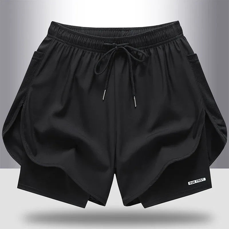 Men’s 2-in-1 Quick-Dry Running Shorts
