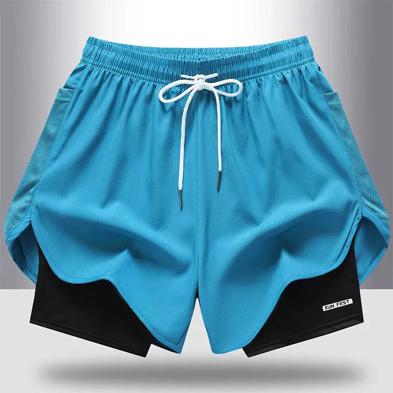 Men’s 2-in-1 Quick-Dry Running Shorts