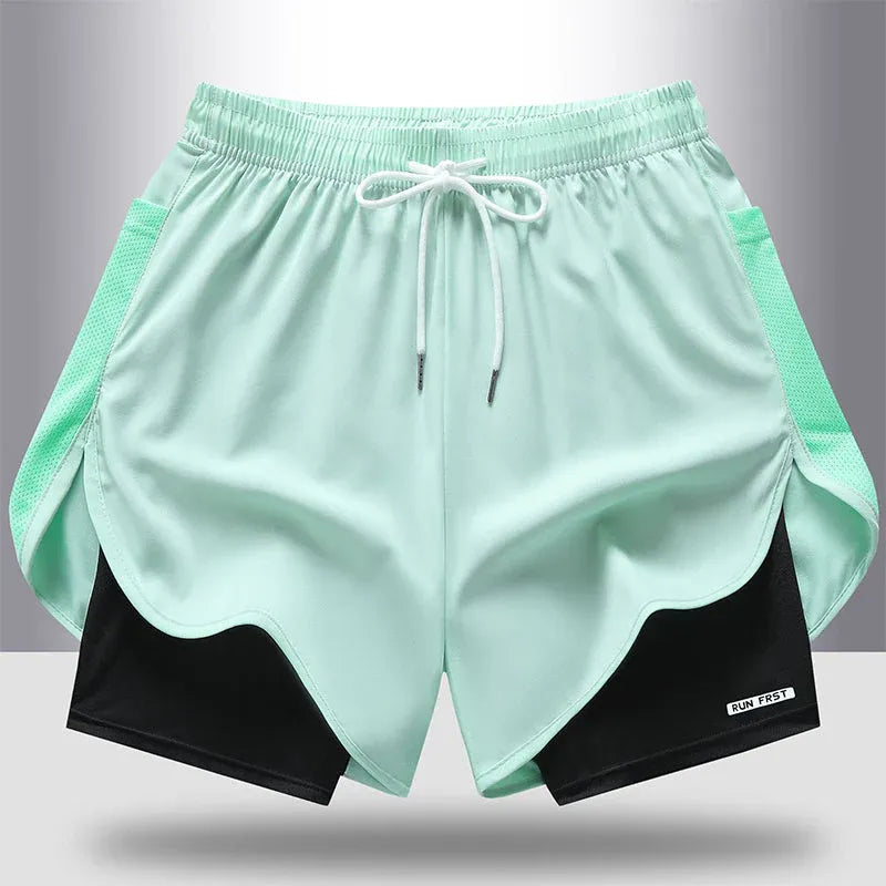 Men’s 2-in-1 Quick-Dry Running Shorts