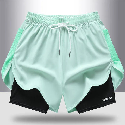 Men’s 2-in-1 Quick-Dry Running Shorts