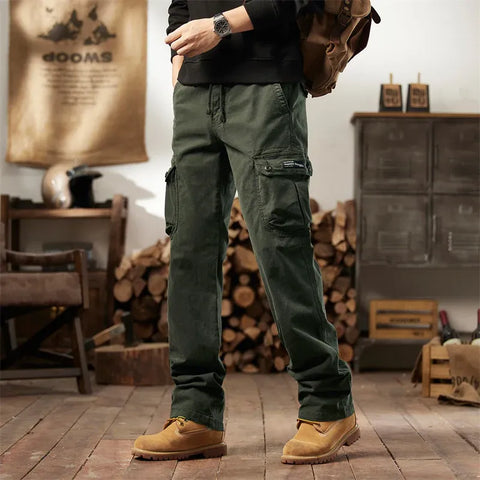Men’s Tactical Cargo Pants with Multiple Pockets (1)