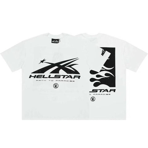 Hellstar Sports Logo Graphic Oversized T-Shirt - Unisex Streetwear