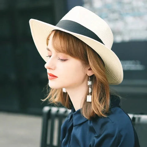 Classic Panama-Style Straw Hat