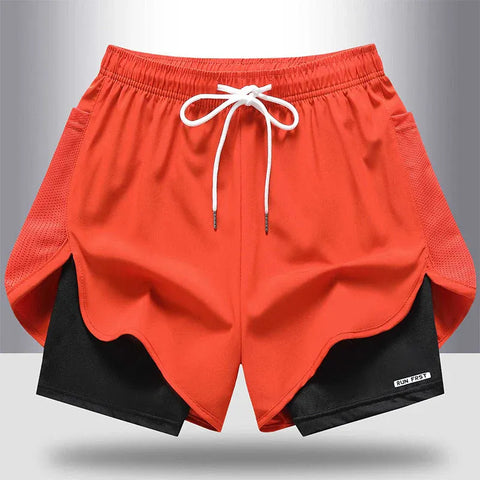 Men’s 2-in-1 Quick-Dry Running Shorts
