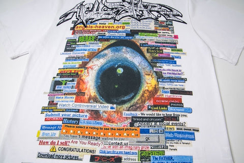 Hellstar Direct-to-Garment Graphic T-Shirt (White)
