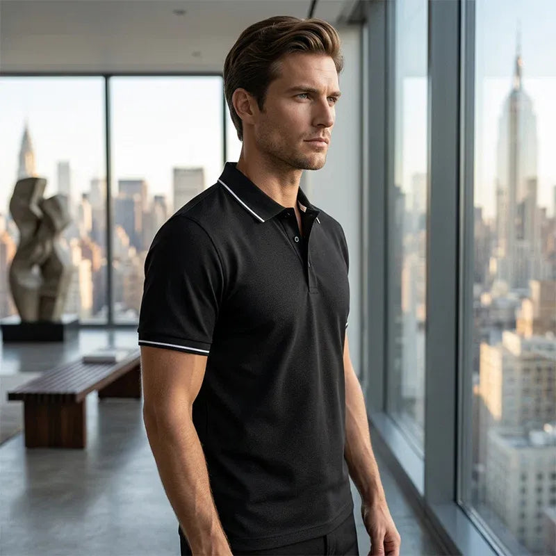 Men’s Classic Short-Sleeve Polo Shirt