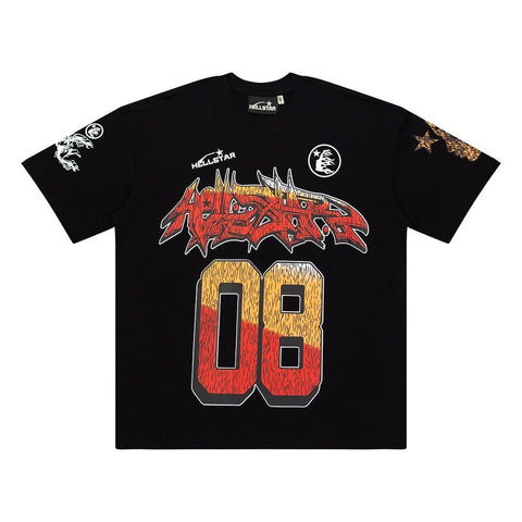Hellstar Studios RECORDS Graphic Oversized Cotton T-Shirt