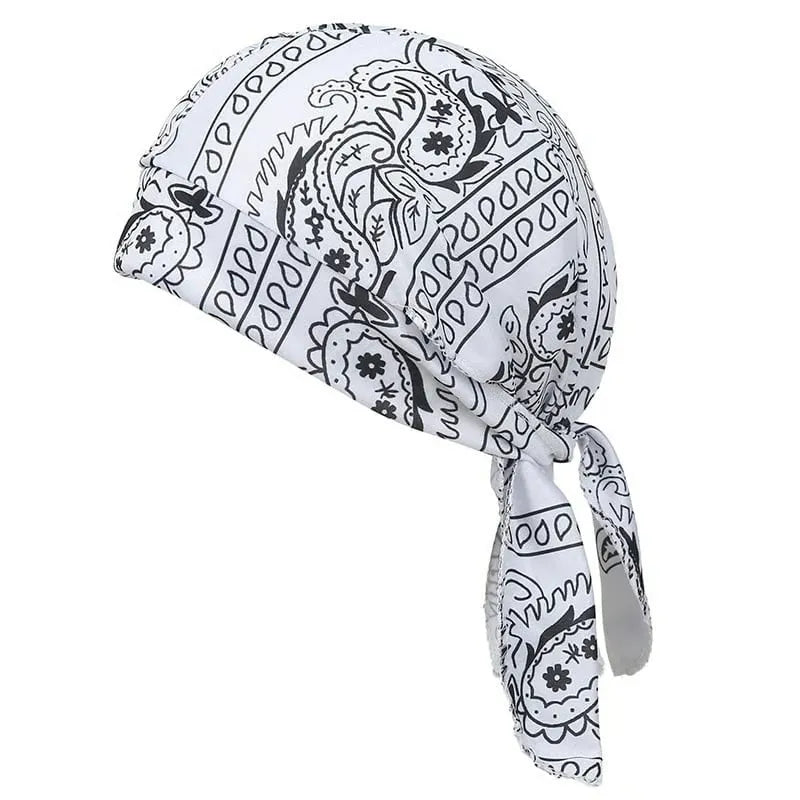 Unisex Paisley Tie-Back Sports Cap (1)