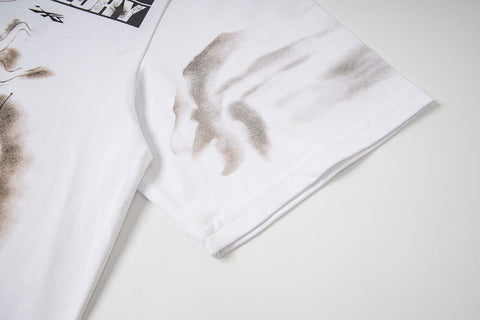 Hellstar Bearded Graphic Direct-to-Garment T-Shirt (White)