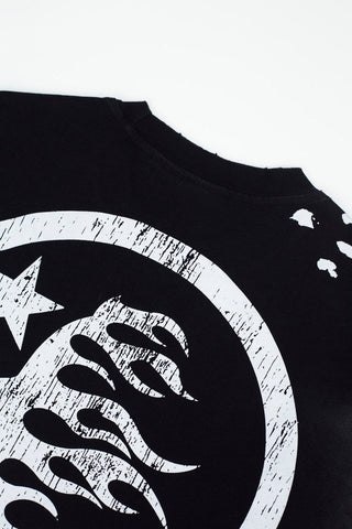Hellstar Studios "I Love NY" Graphic Oversized T-Shirt - Black