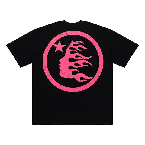 Hellstar Studios Globe Graphic Oversized T-Shirt - Black