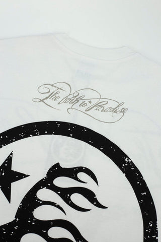 Hellstar Path to Paradise Graphic Oversized T-Shirt - Streetwear Washed Black
