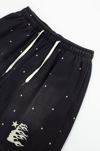 Hellstar Vintage Wash Star Graphic Sweatshorts