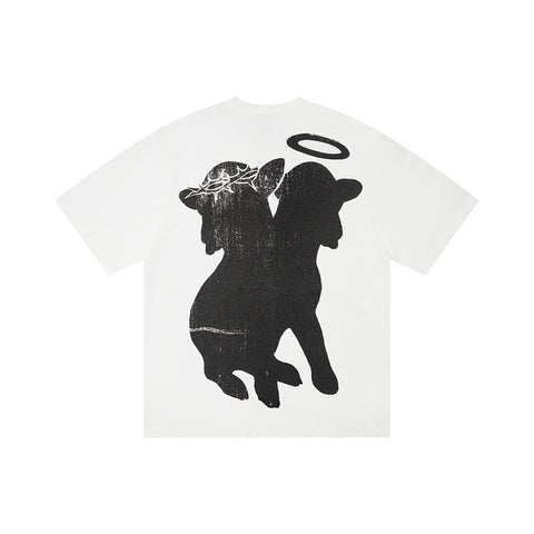 Hellstar High-Definition Graphic T-Shirt (White)