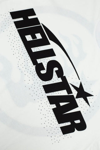 Hellstar Studios Large Logo Graphic Oversized Cotton T-Shirt - White