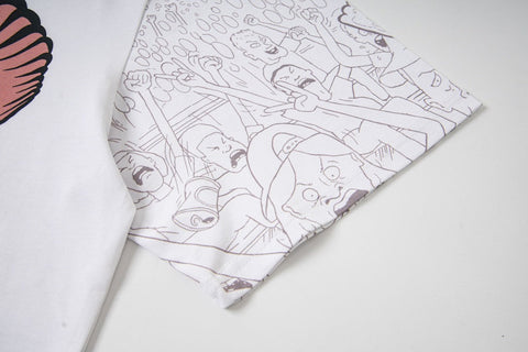 Hellstar Direct-to-Garment Graphic T-Shirt (White)