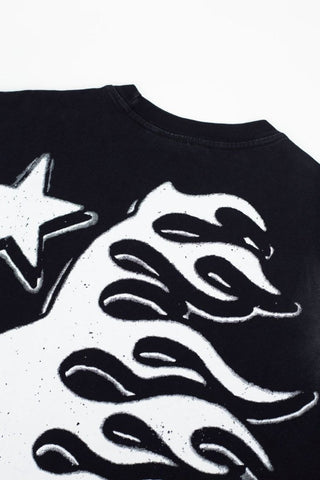 Hellstar Vintage Washed Eye Print T-shirt