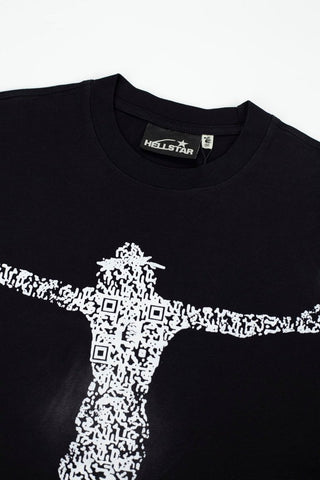Hellstar Brain Cross Graphic Oversized Cotton T-Shirt
