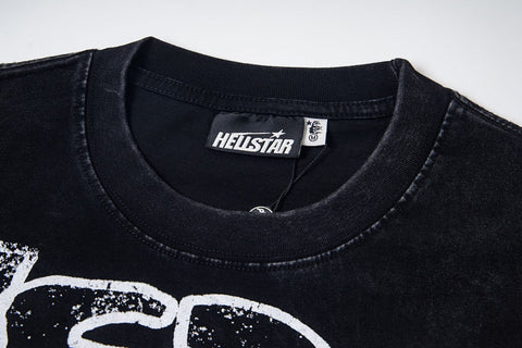 Hellstar Ghost Graphic Washed Short Sleeve T-Shirt