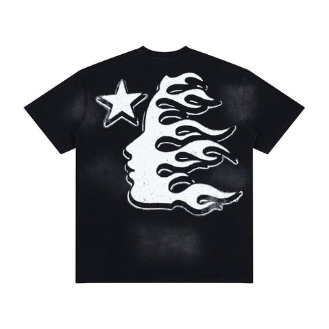 Hellstar Vintage Washed Eye Print T-shirt